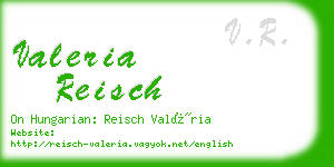 valeria reisch business card